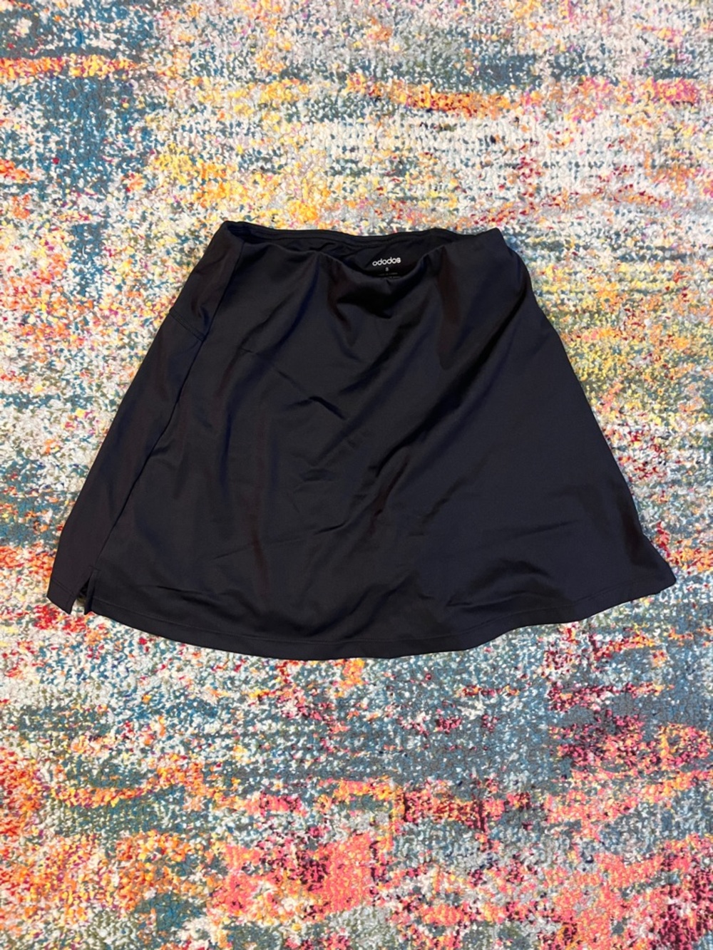 Ododos Black Activewear Tennis Golf Skort Skirt Size Small